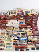 A large quantity of mixed diecast cars, mostly MATCHBOX MODELS OF YESTERYEAR - G/VG in generally G