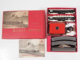 A rare Czechoslovakian KARL GEWIS HO scale 'Silver Arrow' train set, dating from the early 1950s