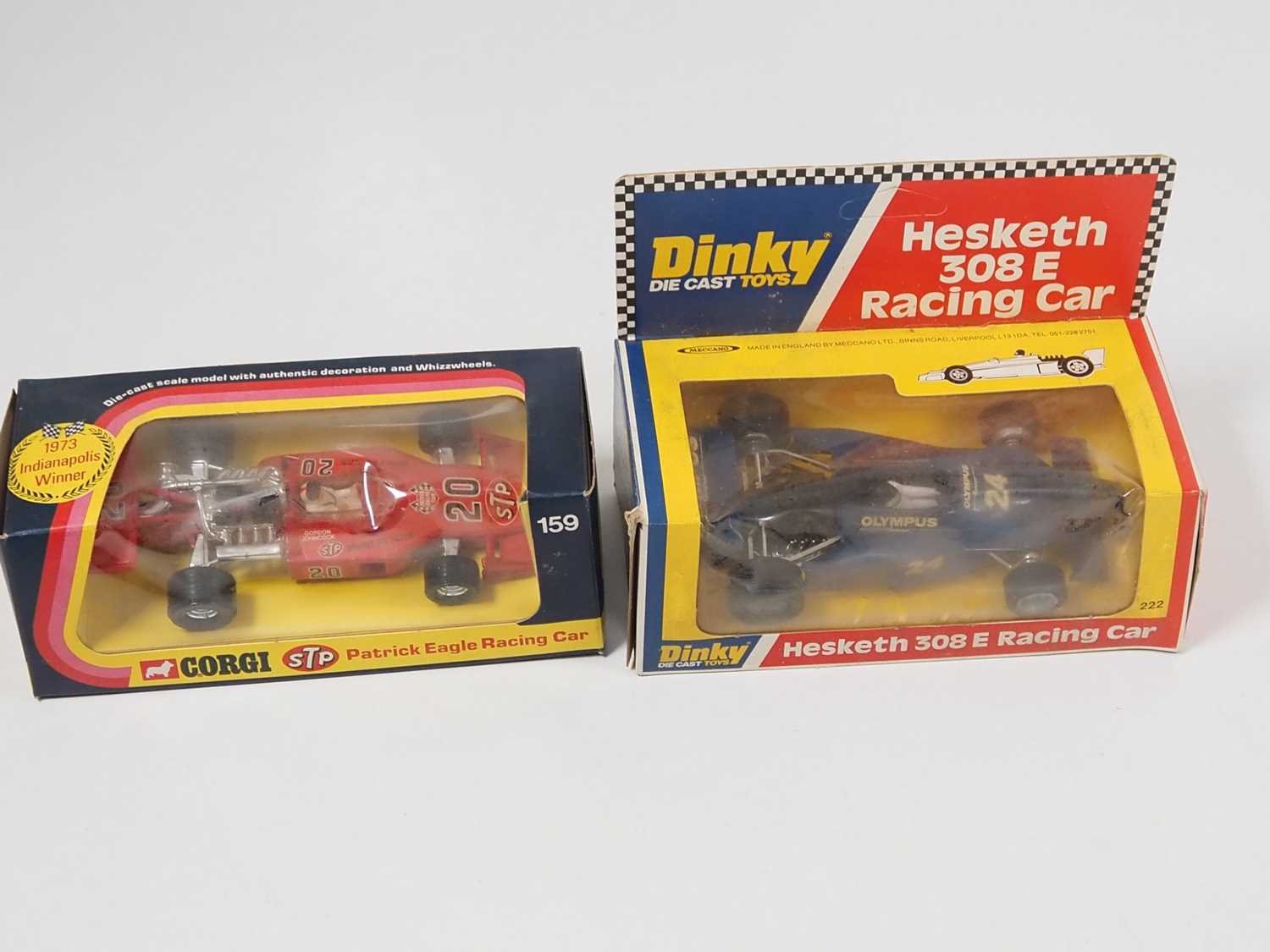 A group of CORGI diecast Formula 1 and Indycar racing cars comprising numbers 159, 160 and Gift - Image 2 of 4