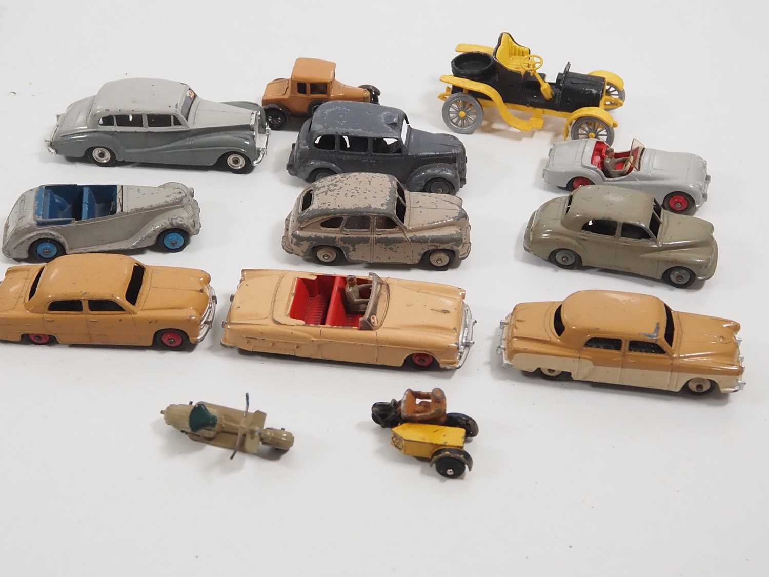 A group of mainly DINKY diecast cars etc all playworn examples - F/G (unboxed) (Q) - Image 5 of 9