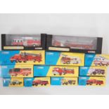 A group of CORGI CLASSICS 1:50 scale Fire Engines, mostly American Outline - VG/E in VG boxes (12)