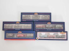 A group of BACHMANN OO gauge limited edition triple wagon packs - VG in VG boxes (5)