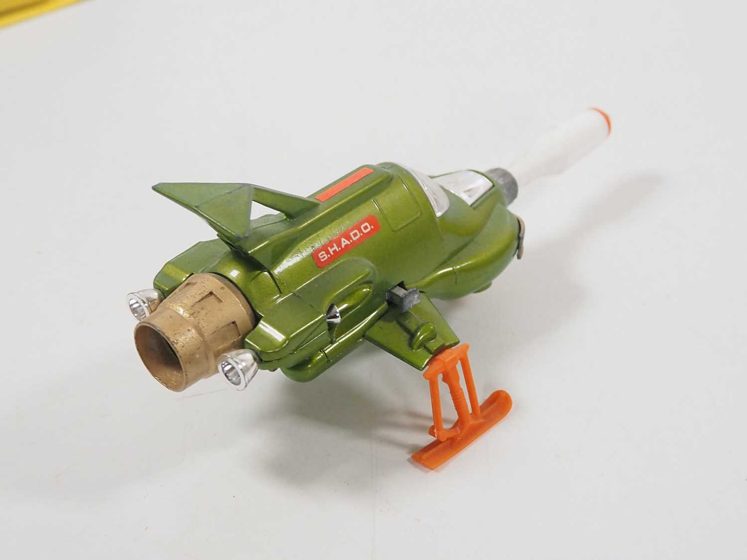 A DINKY 351 Gerry Anderson's 'UFO' Interceptor in metallic green with missile, pictorial card box - Image 6 of 10