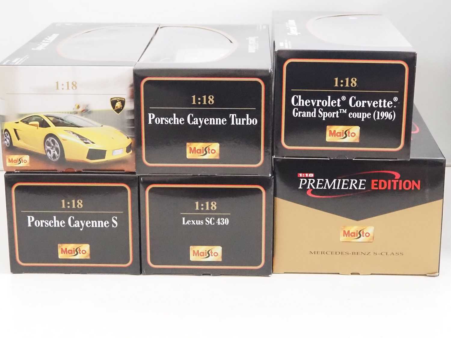 A mixed group of MAISTO 1:18 scale diecast cars - all as new - VG/E in VG boxes (14) - Image 2 of 4