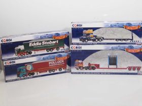 A group of CORGI 1:50 scale diecast articulated lorries - VG/E in G/VG boxes (4)