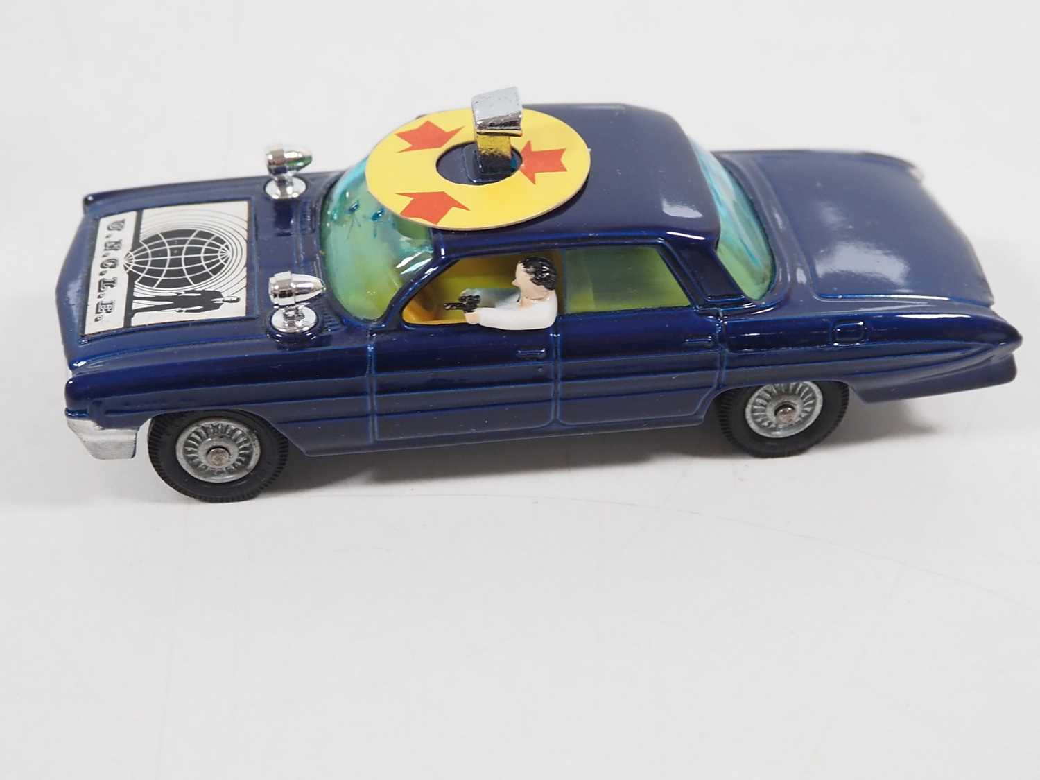 A CORGI 497 diecast Thrush-Buster Oldsmobile from 'The Man From U.N.C.L.E' - blue metallic version - - Image 3 of 9