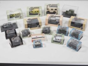 A group of OXFORD DIECAST mostly 1:76 scale vehicles in original boxes, together with a WIKING N