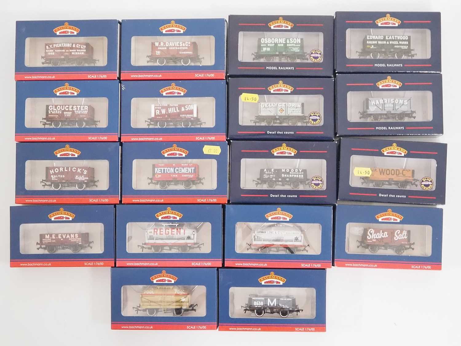A group of BACHMANN boxed OO gauge wagons including some limited editions - VG/E in G/VG boxes (18)