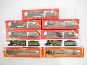 A group of HORNBY OO gauge steam locomotives, all in LNER liveries - G/VG in F/G boxes (7)
