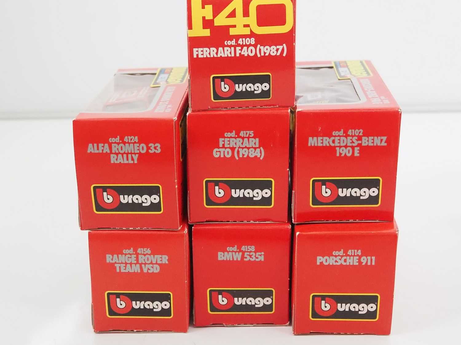 A large quantity of BBURAGO 1:43 scale diecast cars in original boxes - VG in G/VG boxes (42) - Image 3 of 7
