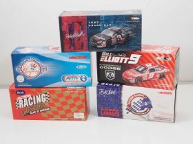 A group of ACTION RACING COLLECTABLES 1:24 scale diecast NASCAR racing cars, various examples from