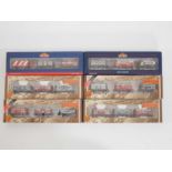 A group of BACHMANN OO gauge limited edition triple wagon packs - VG in VG boxes (6)
