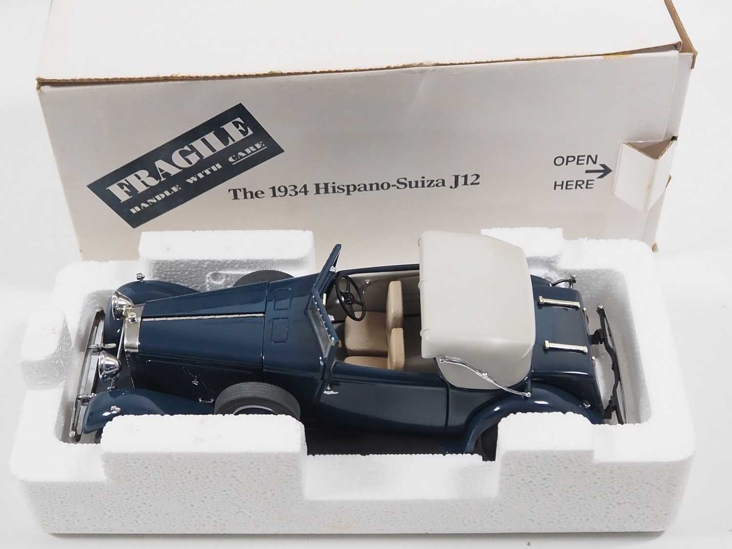 A group of 1:24 scale DANBURY MINT diecast cars to include a Pierce Silver Arrow and a Hispano-Suiza - Bild 2 aus 7