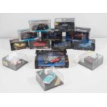 A mixed group of 1:43 scale diecast cars by AUTOART, VITESSE, MINICHAMPS and others - VG in G/VG