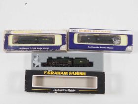 A group of N gauge steam locomotives by DAPOL and FARISH in BR and SR liveries - VG in F/G boxes (