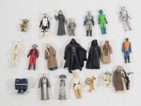 A group of vintage 1970s/80s KENNER/PALITOY STAR WARS figures - G/VG (unboxed) (21)