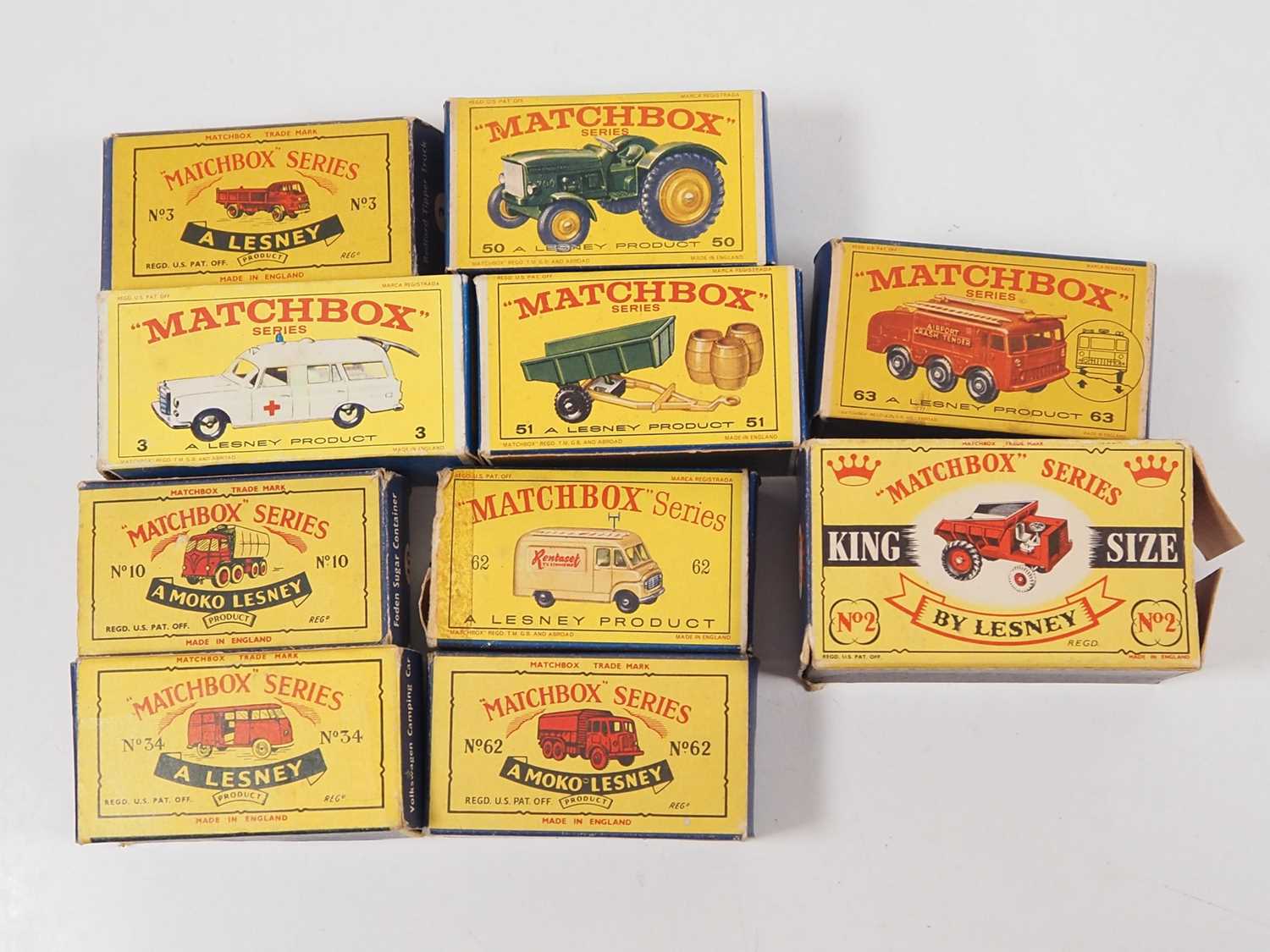 A group of MATCHBOX 1-75 series diecast vehicles together with a King Size example in type B,C,D and - Bild 3 aus 4