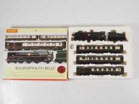A HORNBY R2300 OO gauge 'Bournemouth Belle' train pack comprising a Merchant Navy class steam