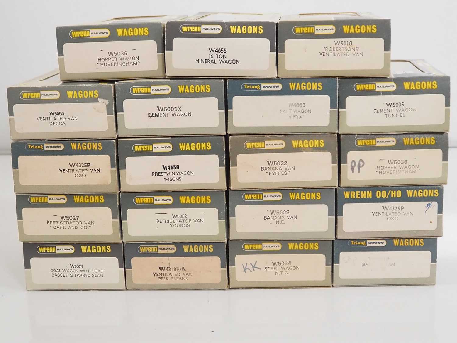 A group of WRENN boxed OO gauge wagons of various types - VG in G/VG boxes (19) - Bild 2 aus 2