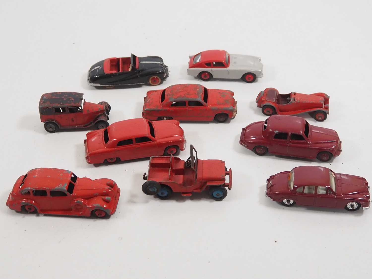 A group of mainly DINKY diecast cars etc all playworn examples - F/G (unboxed) (Q) - Image 8 of 9