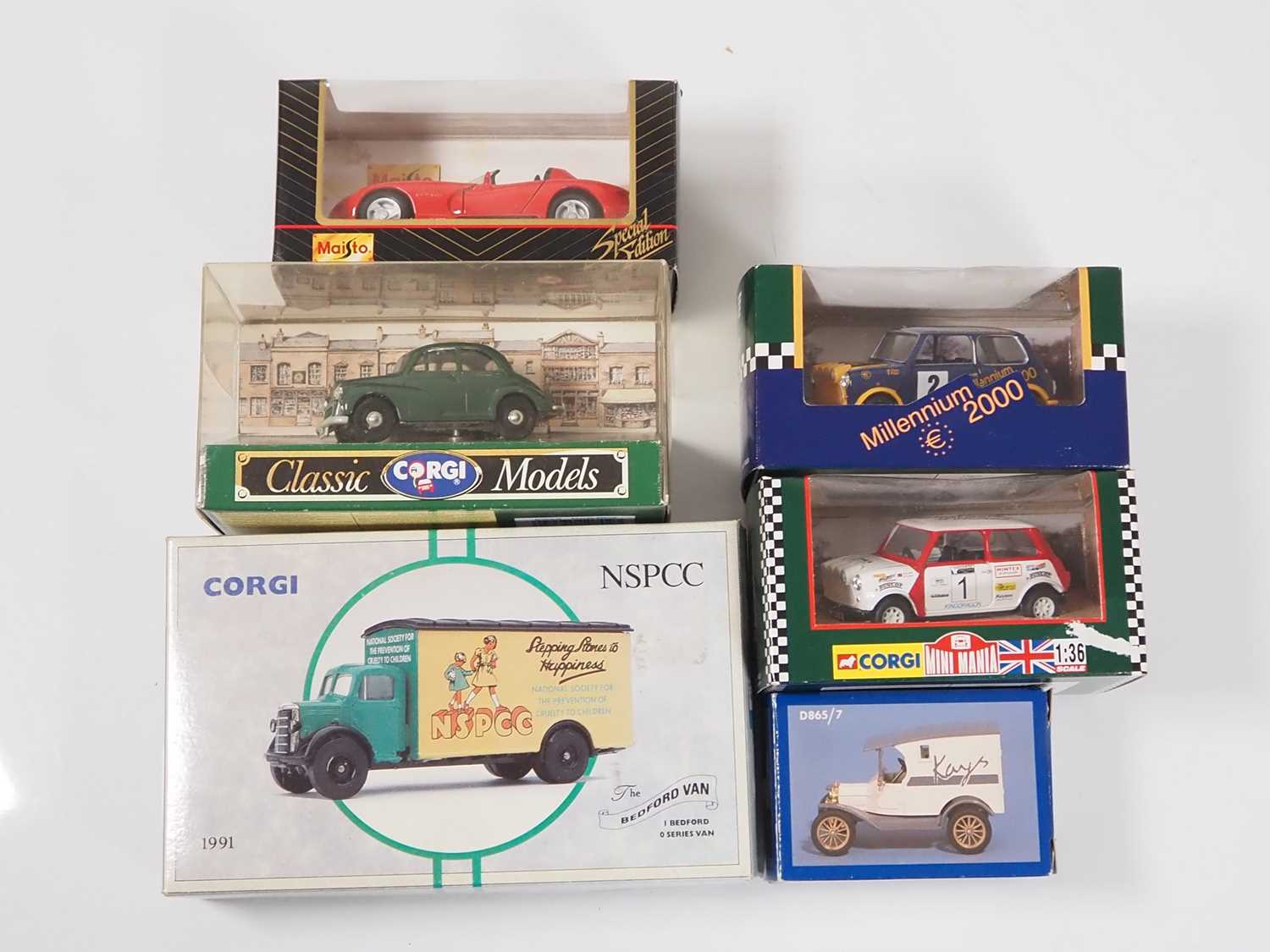 A large quantity of boxed CORGI CLASSICS diecast cars, vans etc - VG in G/VG boxes (Q) - Image 3 of 7