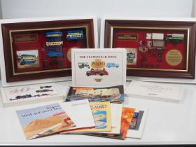 A large quantity of MATCHBOX MODELS OF YESTERYEAR ephemera comprising 2 x framed and glazed displays