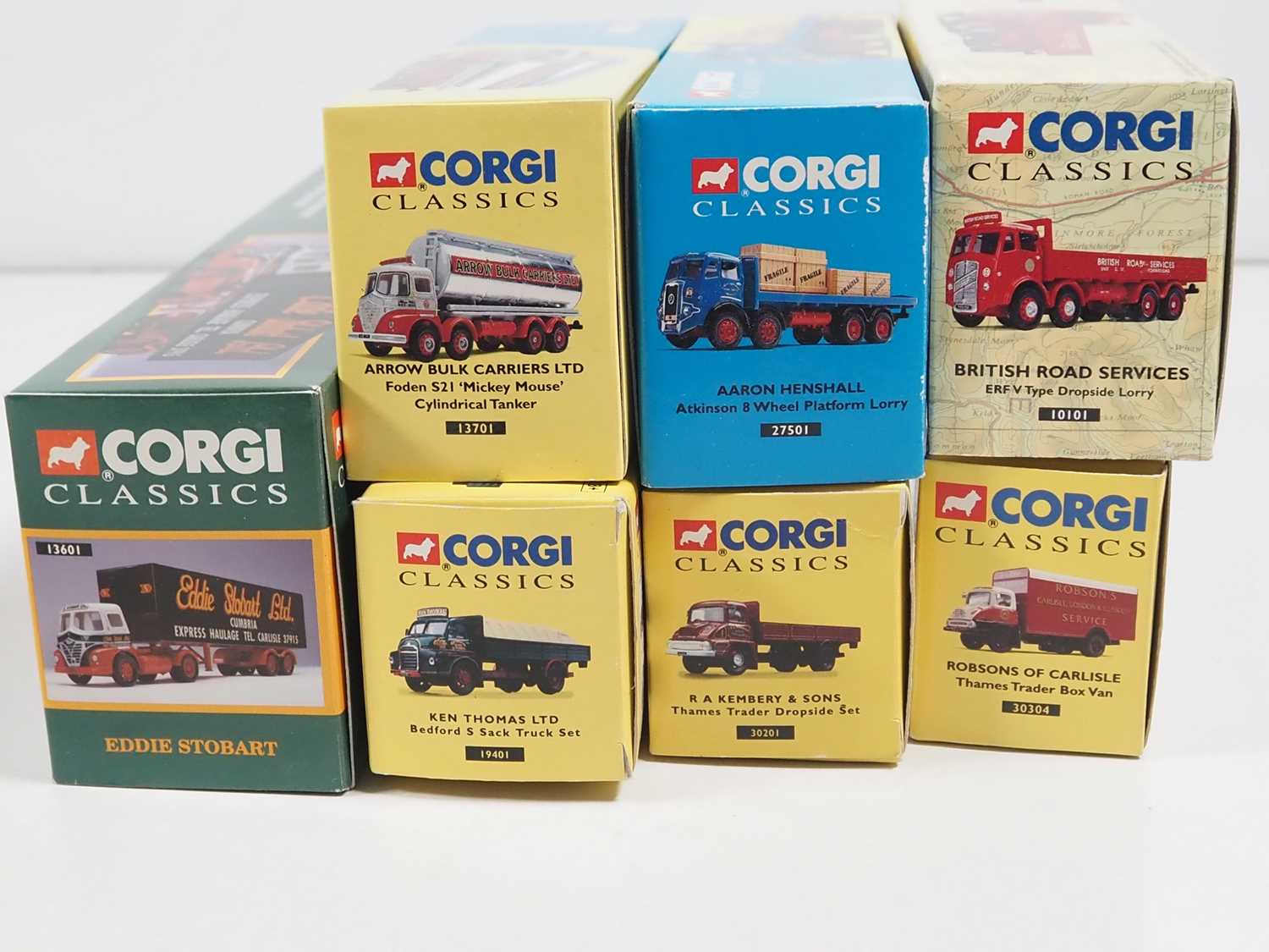A group of CORGI CLASSICS 1:50 scale diecast rigid and articulated lorries - VG/E in VG boxes (13) - Image 2 of 3