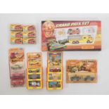 A group of MATCHBOX carded and boxed Superfast issue diecast vehicles comprising a G-14 Grand Prix