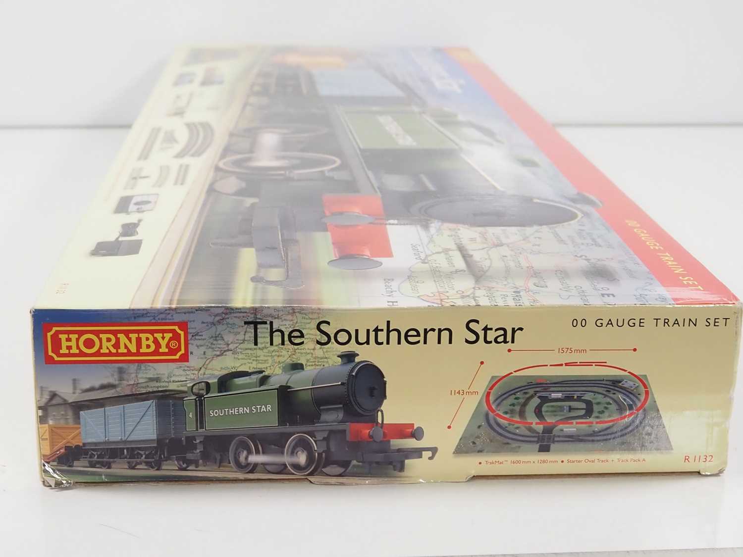 A HORNBY R1132 OO gauge 'The Southern Star' train set comprising a steam loco, wagons, coach and - Image 8 of 8
