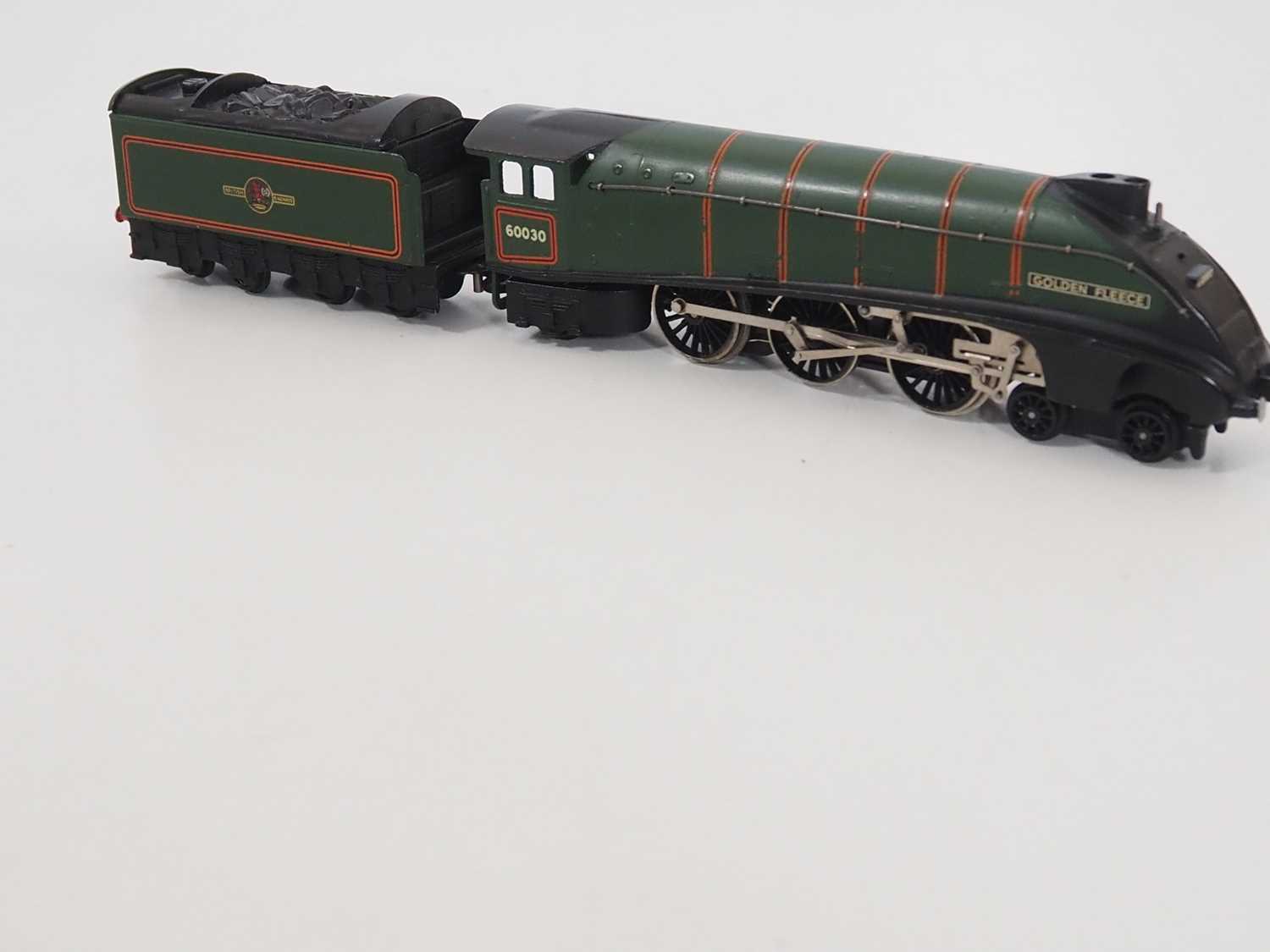 A pair of unboxed HORNBY DUBLO 2-rail OO gauge steam locomotives, comprising a class A4 'Golden - Image 4 of 12
