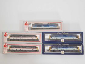 A group of LIMA OO gauge diesel and electric locomotives comprising examples of classes 31 and 37