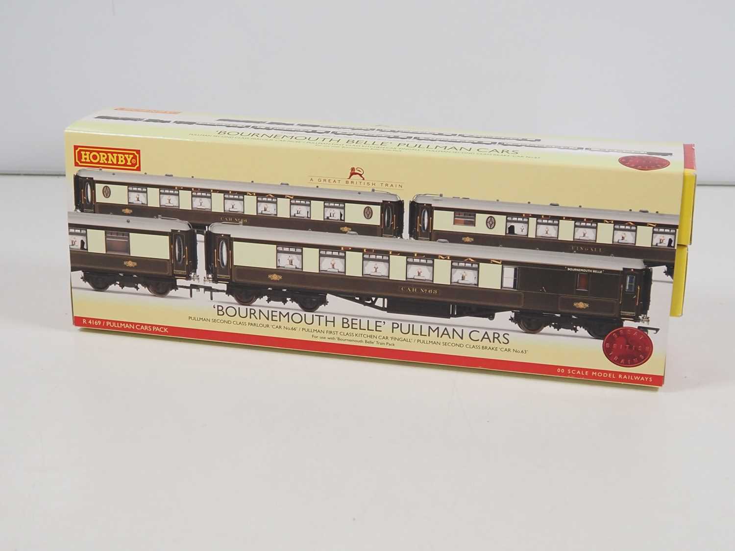 A HORNBY R4169 OO gauge 'Bournemouth Belle' add-on triple Pullman car pack - VG/E in VG box - Image 3 of 4