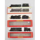 A group of HORNBY OO gauge steam locomotives comprising 'Windsor Lad', 'County of Gloucester' and