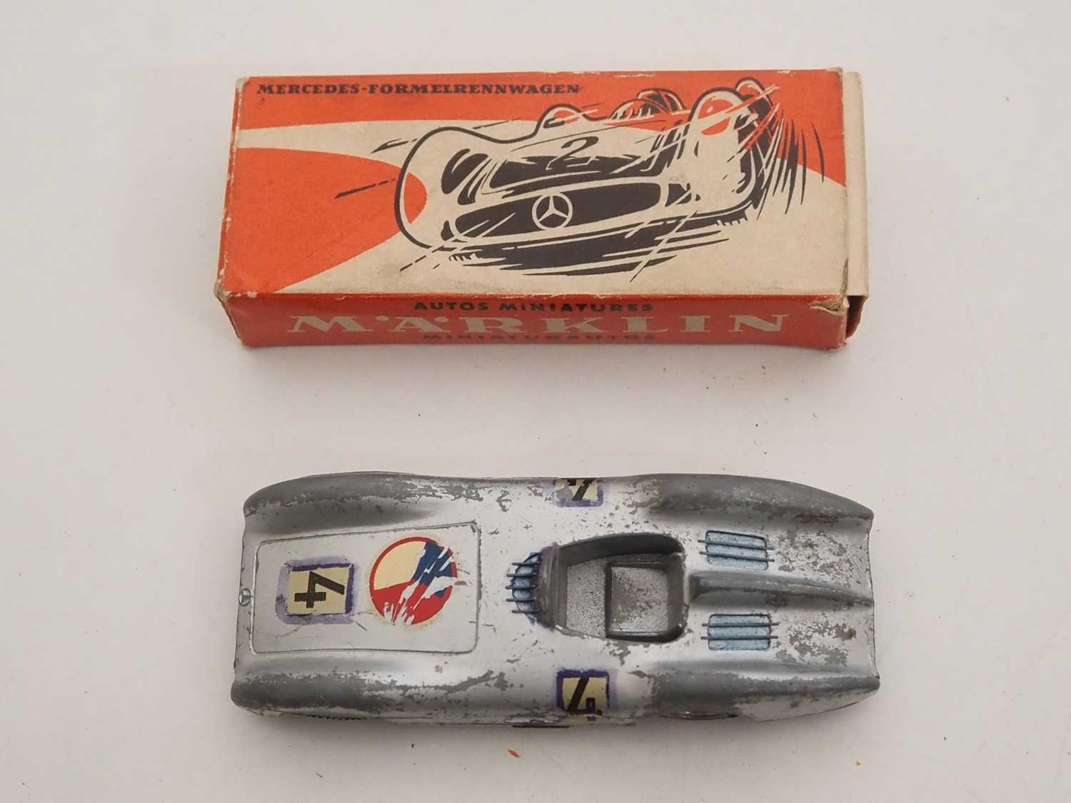 A quantity of vintage MARKLIN diecast vehicles to include a boxed MARKLIN 8011 Mercedes racing car - - Image 2 of 3