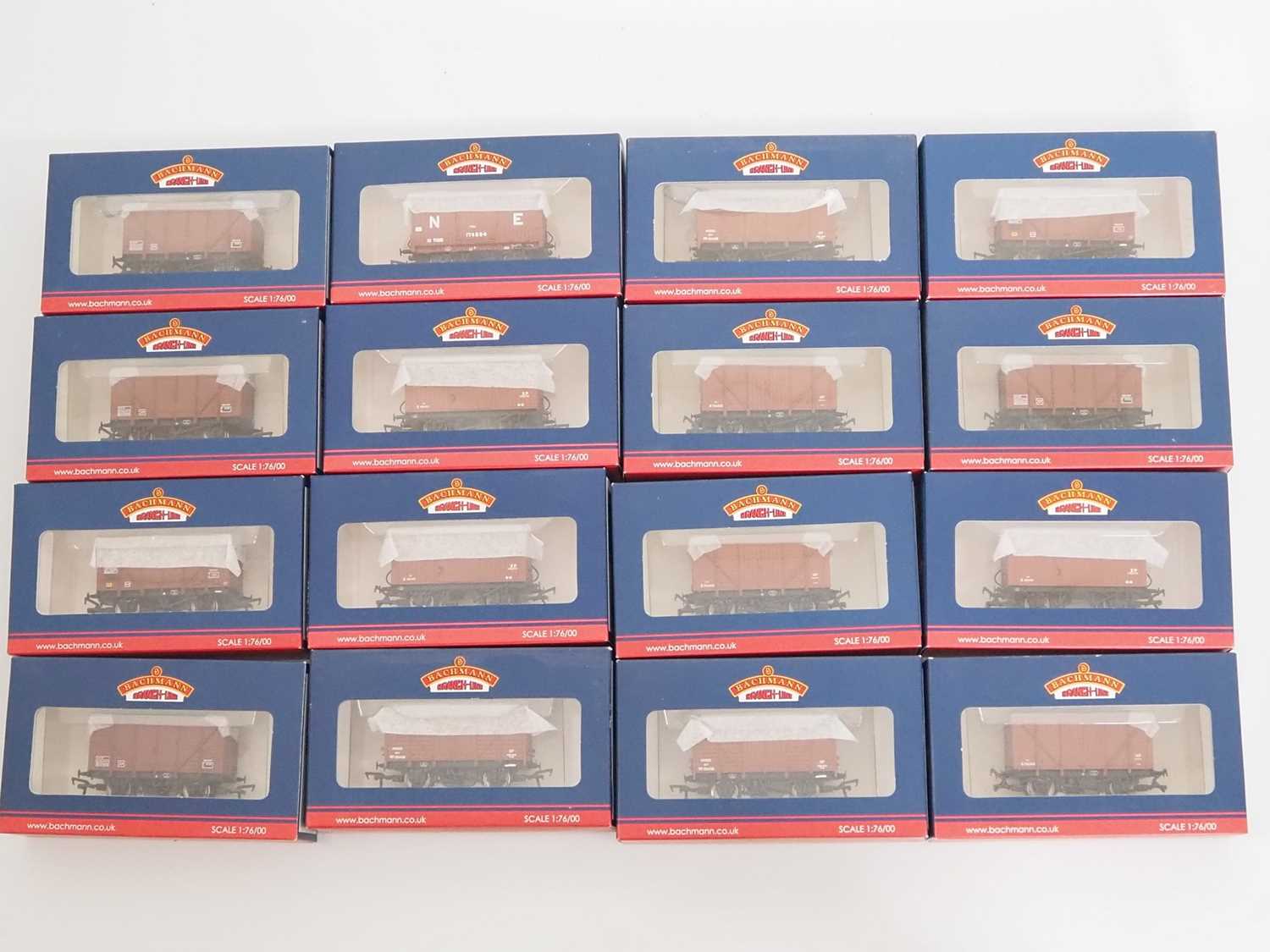 A group of BACHMANN boxed OO gauge wagons mostly BR standard types - VG/E in VG boxes (16)