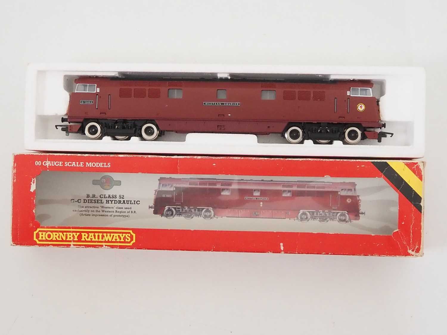 A pair of HORNBY OO gauge diesel locomotives comprising a class 08 and class 52 together with an - Image 4 of 9