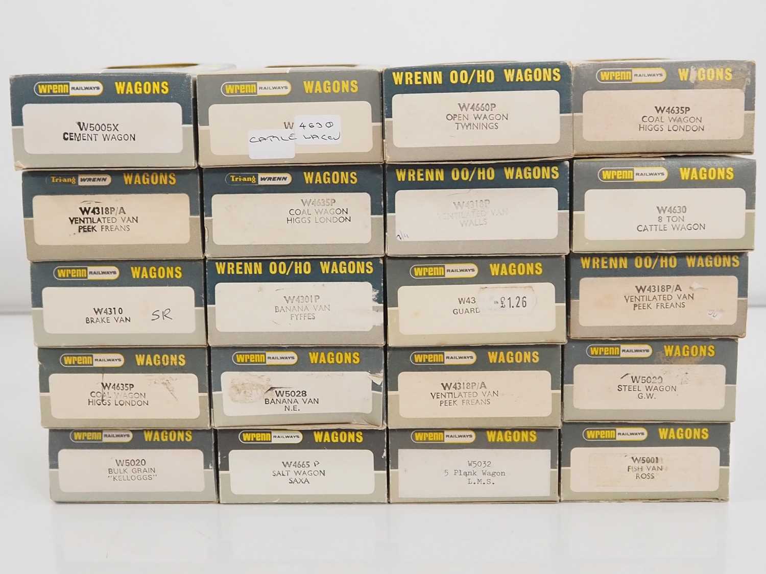 A group of WRENN boxed OO gauge wagons of various types - VG in G/VG boxes (20) - Bild 2 aus 2
