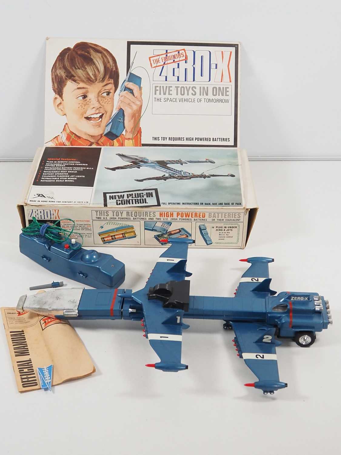 A CENTURY 21 TOYS Gerry Anderson 'Thunderbirds Are Go! / Project Sword' battery operated Zero-X in
