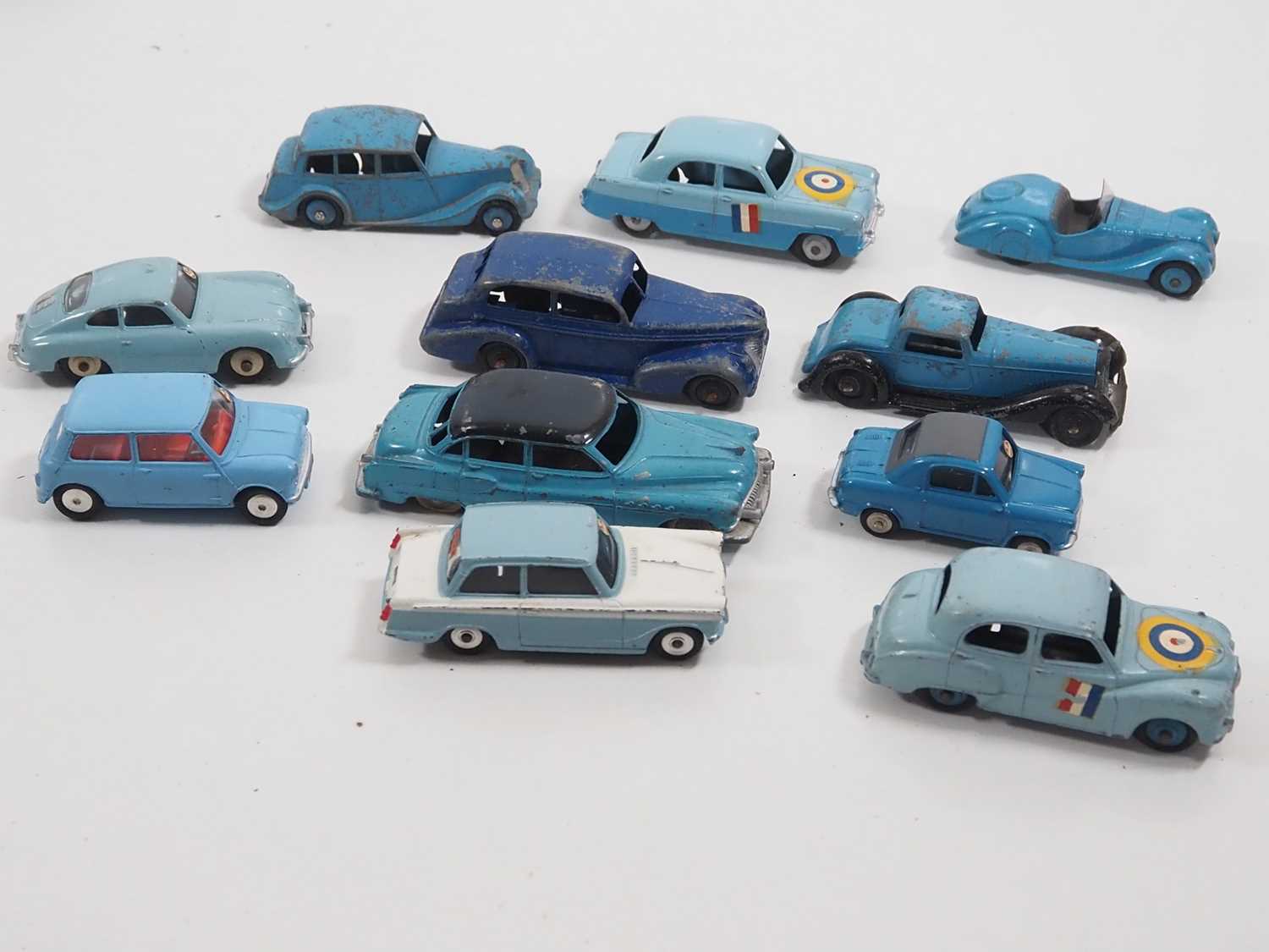 A group of mainly DINKY diecast cars etc all playworn examples - F/G (unboxed) (Q) - Image 6 of 9