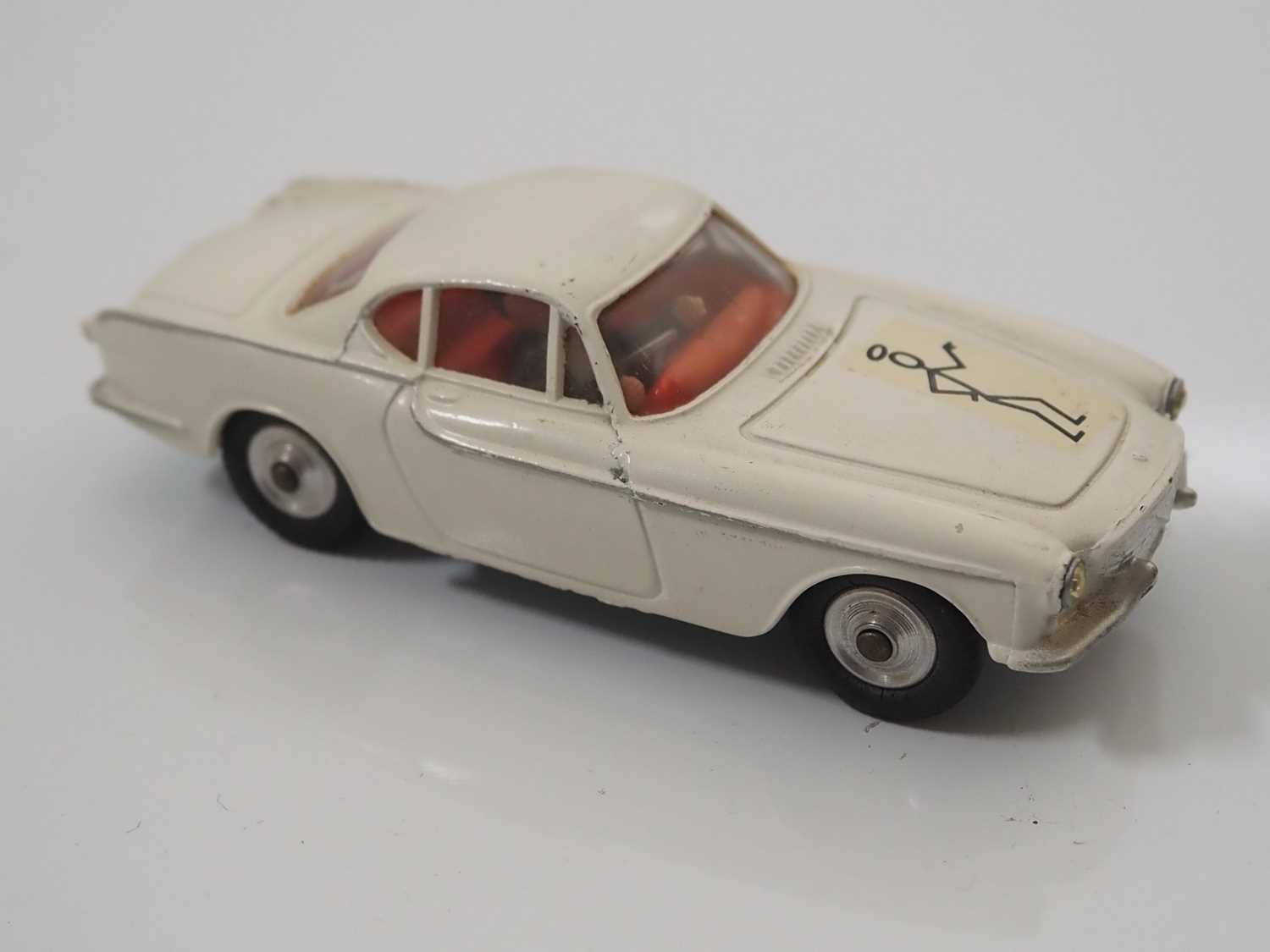 A CORGI 258 diecast 'The Saint's' Volvo P1800 with white body, red interior with figure, silver - Image 3 of 5