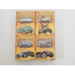 A complete set of the four MATCHBOX MODELS OF YESTERYEAR diecast special editions issued to