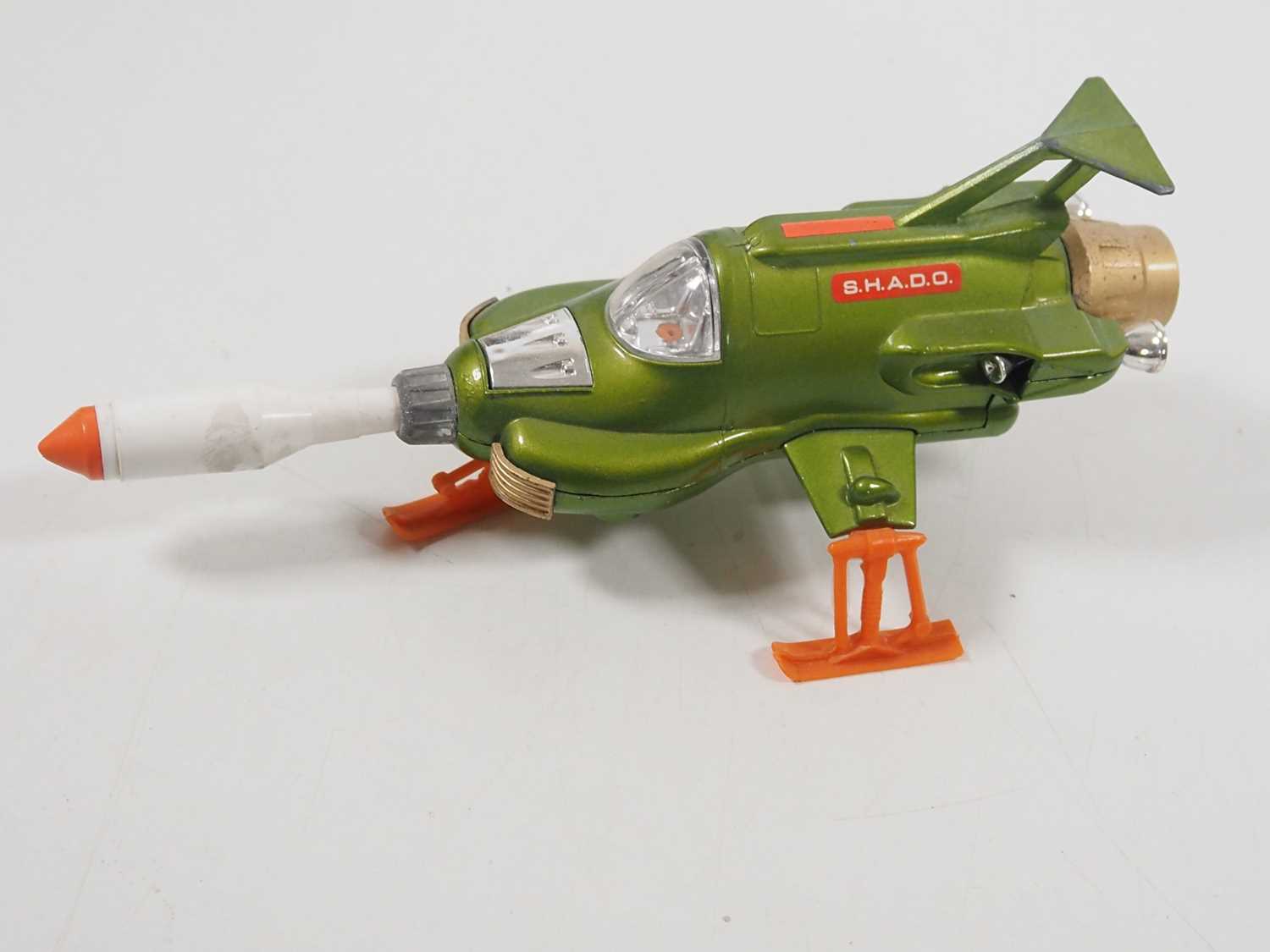 A DINKY 351 Gerry Anderson's 'UFO' Interceptor in metallic green with missile, pictorial card box - Image 4 of 10