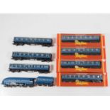 A group of HORNBY OO gauge rolling stock comprising an unboxed Coronation class steam locomotive '