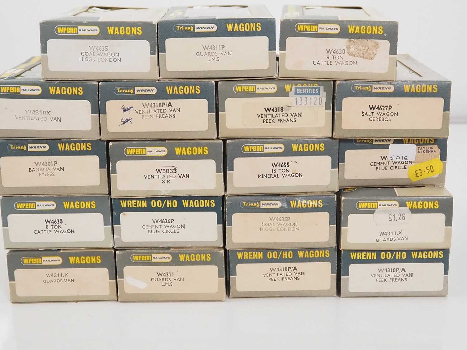 A group of WRENN boxed OO gauge wagons of various types - VG in G/VG boxes (19) - Image 2 of 2