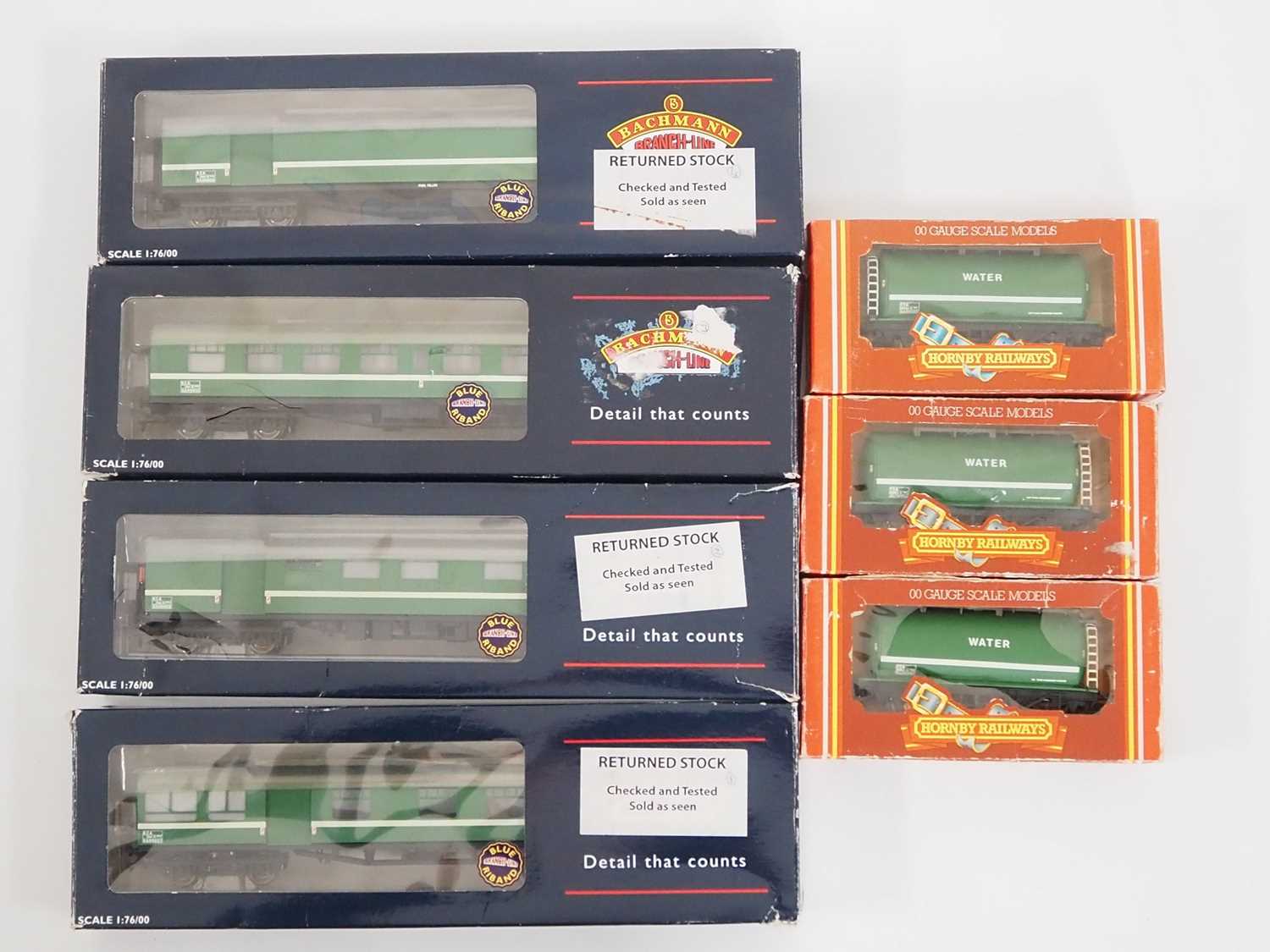 An interesting group of OO gauge rolling stock by BACHMANN and HORNBY making up a Fisons weedkilling