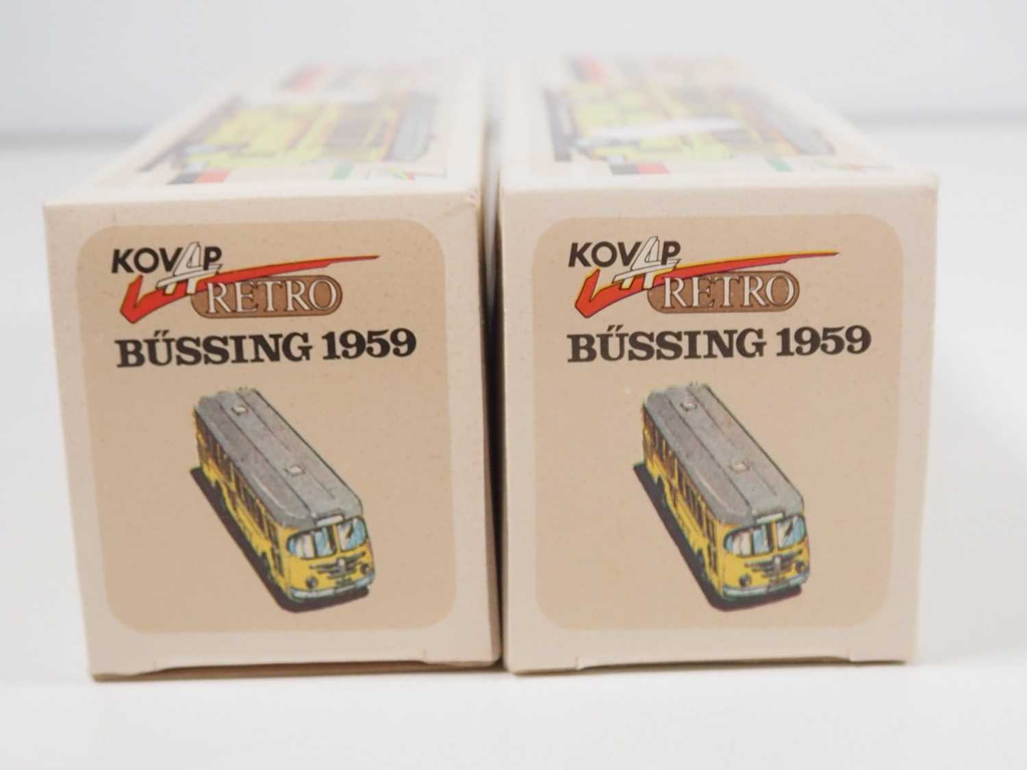 A KOVAP Czech made replica tinplate 'Circus Set #1' together with a pair of tinplate buses by the - Image 3 of 6