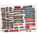 A mixed group of unboxed OO gauge coaches and other rolling stock by various manufacturers -
