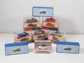 A group of DINKY diecast Deluxe issues in original rigid plastic cases together with various Code