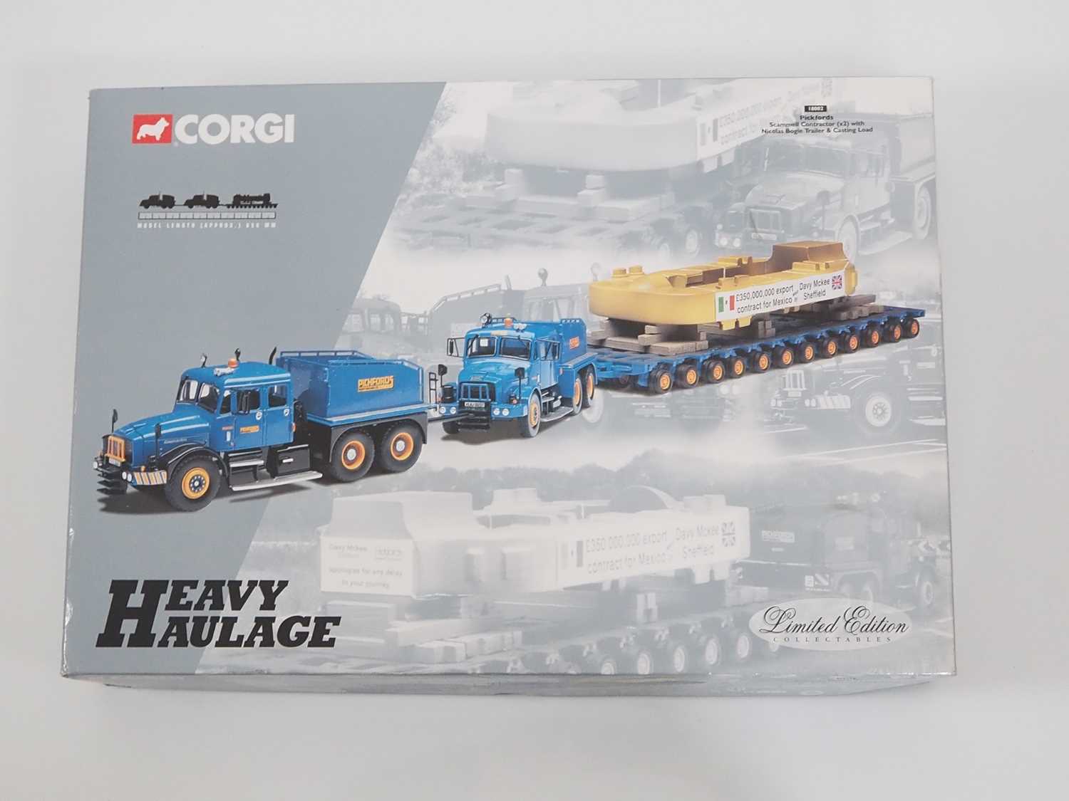 A CORGI 1:50 scale 18002 Heavy Haulage set in Pickford's livery - appears unused - VG/E in G/VG box - Image 4 of 5