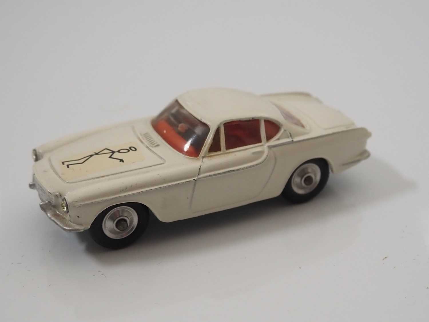 A CORGI 258 diecast 'The Saint's' Volvo P1800 with white body, red interior with figure, silver - Image 2 of 5